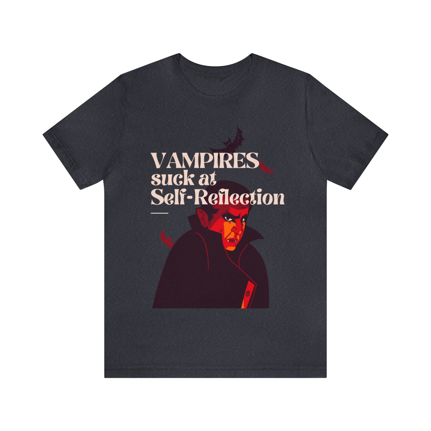 Vampires Suck at Self-Reflection - Halloween Tee