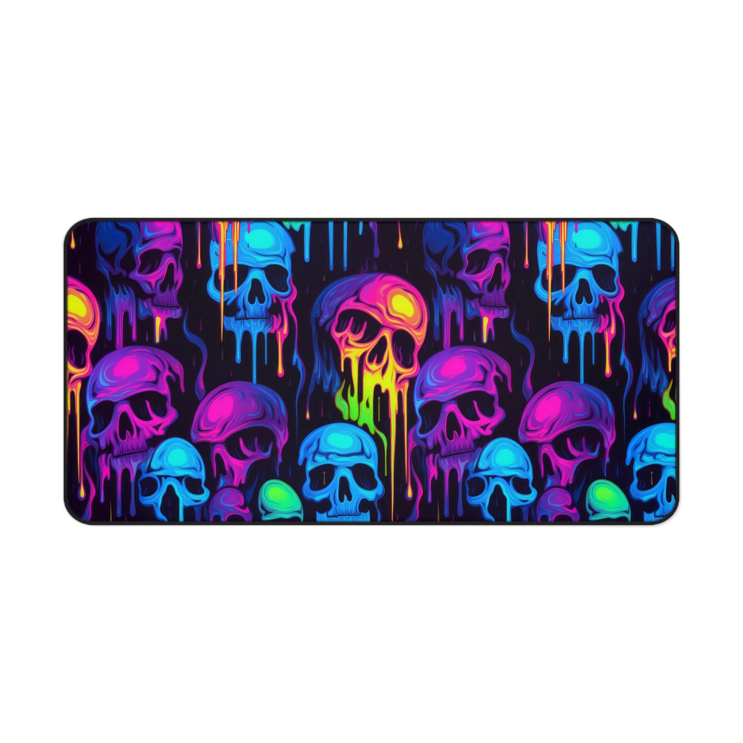 Neon Skulls - Desk Mat