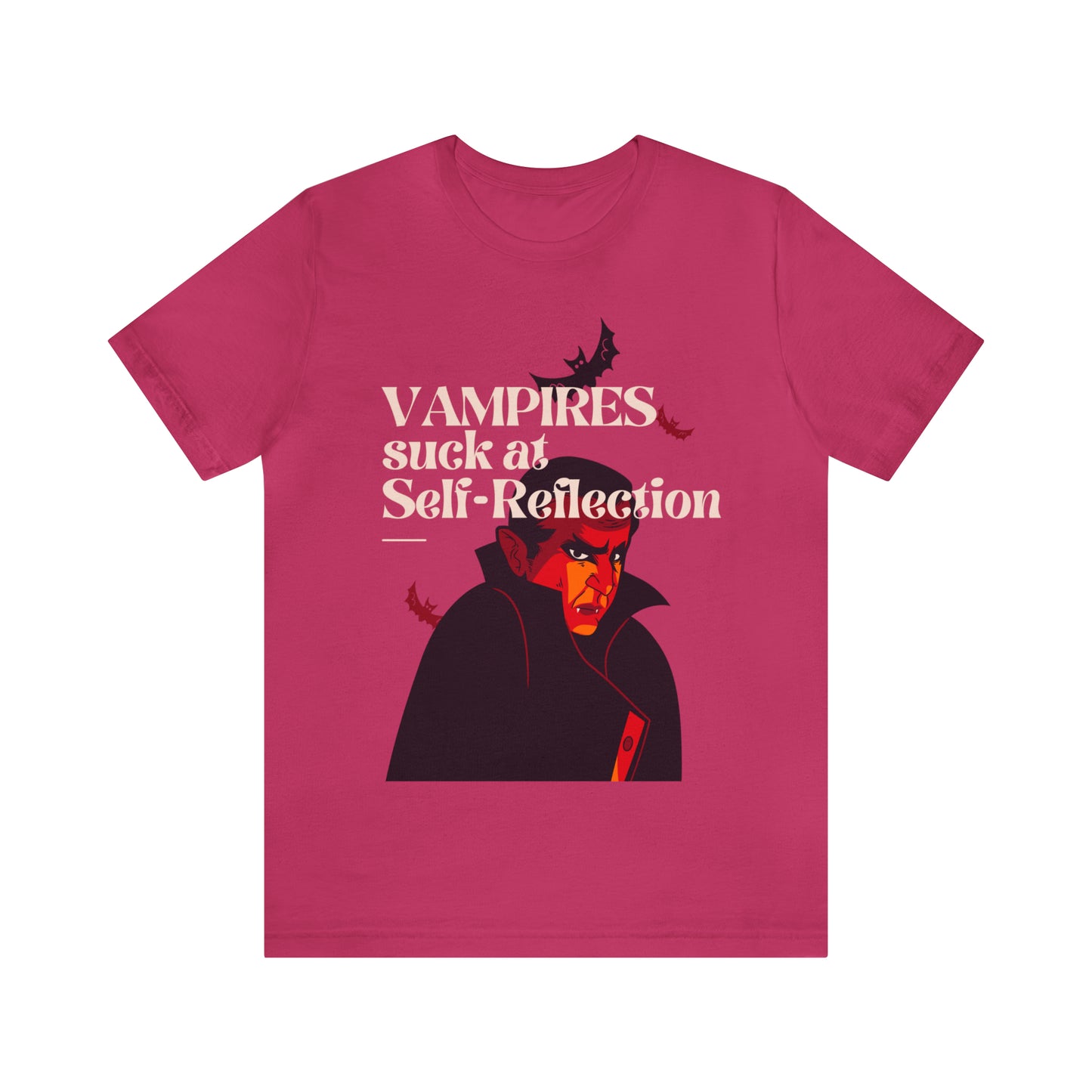 Vampires Suck at Self-Reflection - Halloween Tee