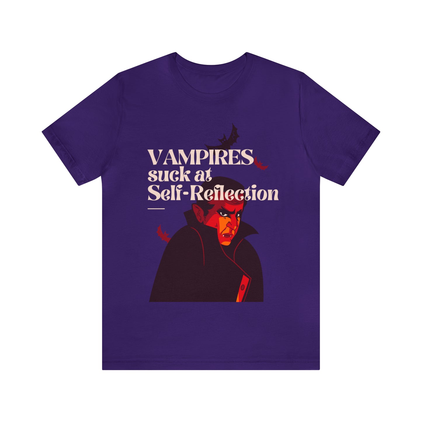 Vampires Suck at Self-Reflection - Halloween Tee