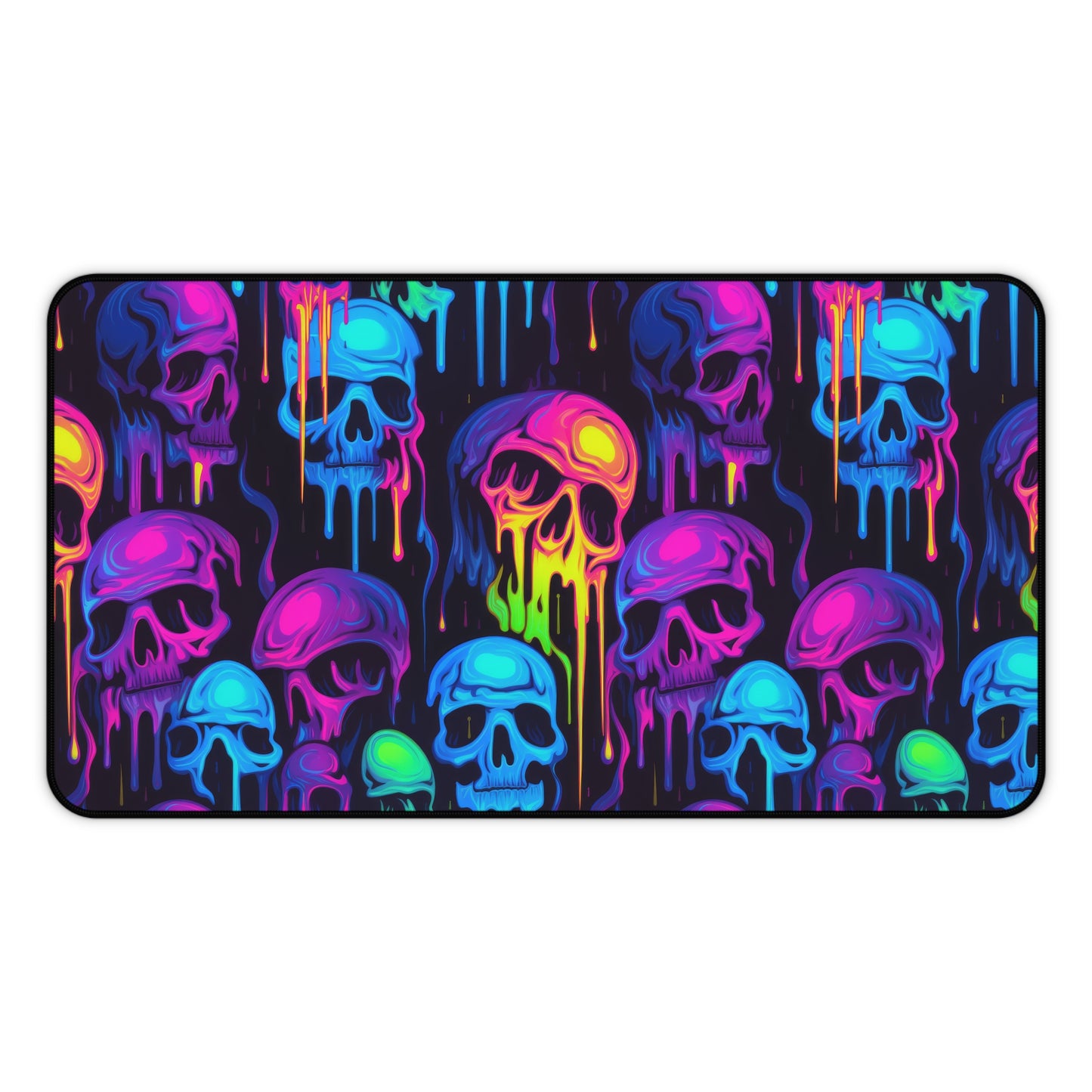 Neon Skulls - Desk Mat